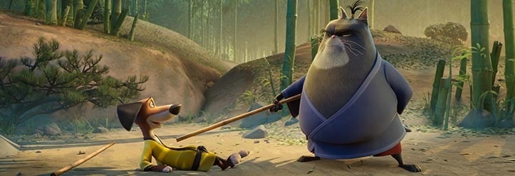 Paws of Fury: We Talk to Stars Michael Cera, George Takei, and Aasif Mandvi image