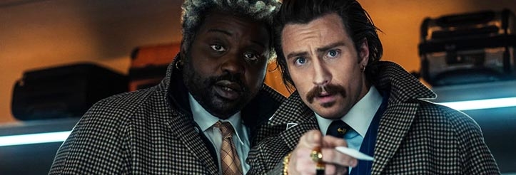 Bullet Train Interview with Aaron Taylor-Johnson, Brian Tyree Henry, Hiroyuki Sanada and David Leitch image
